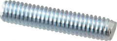 Value Collection - 5/16-18 1-1/2" OAL Fully Threaded Stud - Carbon Steel, Zinc-Plated Finish - Benchmark Tooling