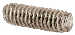 Value Collection - #8-32 1/2" OAL Fully Threaded Stud - Stainless Steel, Plain Finish - Benchmark Tooling