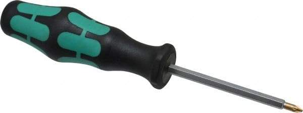 Wera - 2-3/8" Blade Length Posidrive Screwdriver - 5-5/8" OAL - Benchmark Tooling