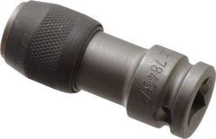 Wera - 3/8" Drive, 5/16" Insert, Hex Drive Bit Adapter - Quick Release, 1-15/16" OAL - Benchmark Tooling