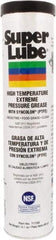 Synco Chemical - 400 g Cartridge Synthetic Extreme Pressure Grease - Translucent White, Extreme Pressure, Food Grade & High Temperature, 475°F Max Temp, NLGIG 2, - Benchmark Tooling