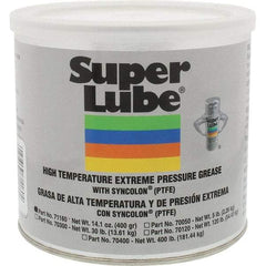 Synco Chemical - 400 g Canister Synthetic Extreme Pressure Grease - Translucent White, Extreme Pressure, Food Grade & High Temperature, 475°F Max Temp, NLGIG 2, - Benchmark Tooling