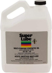 Synco Chemical - 1 Gal Bottle Synthetic Multi-Purpose Oil - -42.78 to 232.22°F, SAE 85W, ISO 150, 681.5 SUS at 40°C, Food Grade - Benchmark Tooling