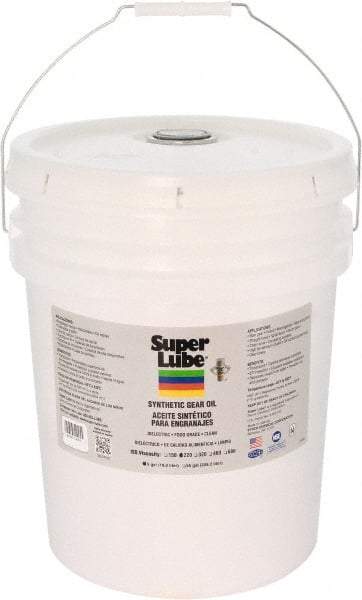 Synco Chemical - 5 Gal Pail, Synthetic Gear Oil - -45°F to 450°F, ISO 220 - Benchmark Tooling