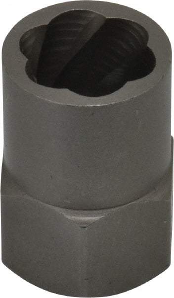 Irwin Hanson - 3/8" Drive Reverse Spiral Flute Hex Bolt Remover - 1/2" Hex, 2" OAL - Benchmark Tooling