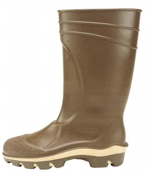 Dunlop Protective Footwear - Men's Size 6 Medium Width Steel Knee Boot - Black, PVC Upper, 16" High, Chemical Resistant, Non-Slip, Waterproof - Benchmark Tooling