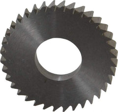 RobbJack - 1-1/4" Diam x 0.1562" Blade Thickness x 1/2" Arbor Hole Diam, 36 Tooth Slitting and Slotting Saw - Arbor Connection, Right Hand, Uncoated, Solid Carbide, Concave Ground - Benchmark Tooling