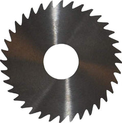 RobbJack - 1-3/4" Diam x 1/16" Blade Thickness x 1/2" Arbor Hole Diam, 24 Tooth Slitting and Slotting Saw - Arbor Connection, Right Hand, Uncoated, Solid Carbide, Concave Ground - Benchmark Tooling