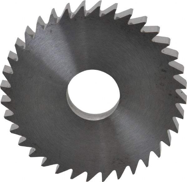 RobbJack - 1-3/4" Diam x 3/16" Blade Thickness x 1/2" Arbor Hole Diam, 36 Tooth Slitting and Slotting Saw - Arbor Connection, Right Hand, Uncoated, Solid Carbide, Concave Ground - Benchmark Tooling