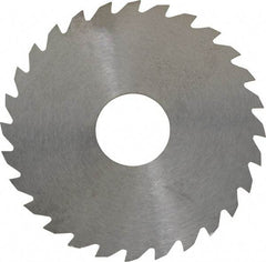 RobbJack - 2-1/4" Diam x 0.0312" Blade Thickness x 5/8" Arbor Hole Diam, 28 Tooth Slitting and Slotting Saw - Arbor Connection, Right Hand, Uncoated, Solid Carbide, Concave Ground - Benchmark Tooling