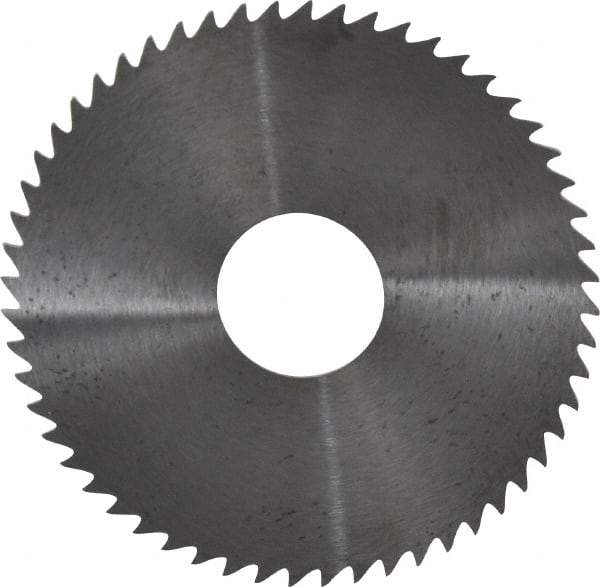 RobbJack - 2-1/4" Diam x 0.0312" Blade Thickness x 5/8" Arbor Hole Diam, 56 Tooth Slitting and Slotting Saw - Arbor Connection, Right Hand, Uncoated, Solid Carbide, Concave Ground - Benchmark Tooling