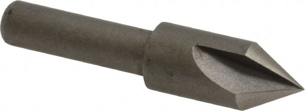 Keo - 3/8" Head Diam, 1/4" Shank Diam, 3 Flute 60° High Speed Steel Countersink - Benchmark Tooling