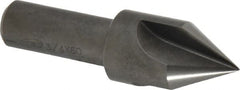 Keo - 3/4" Head Diam, 1/2" Shank Diam, 3 Flute 60° High Speed Steel Countersink - Benchmark Tooling