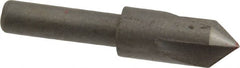 Keo - 3/8" Head Diam, 1/4" Shank Diam, 3 Flute 82° High Speed Steel Countersink - Benchmark Tooling