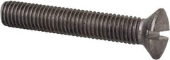 Value Collection - M10x1.50 Metric Coarse, 60mm OAL Slotted Drive Machine Screw - Oval Head, Grade 18-8 & A2 Stainless Steel, Uncoated, Without Washer - Benchmark Tooling