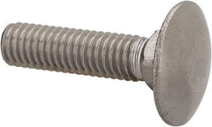 Value Collection - M6x1 25mm Length Under Head, Standard Square Neck, Carriage Bolt - Austenitic Grade A2 Stainless Steel, - Benchmark Tooling