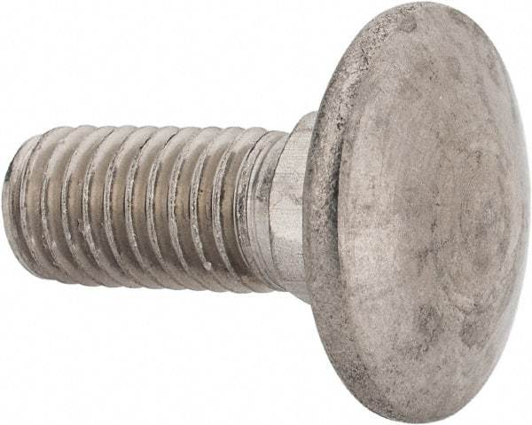 Value Collection - M10x1.5 25mm Length Under Head, Standard Square Neck, Carriage Bolt - Austenitic Grade A2 Stainless Steel, - Benchmark Tooling