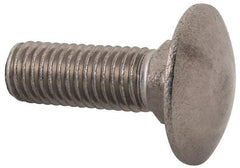 Value Collection - M10x1.5 30mm Length Under Head, Standard Square Neck, Carriage Bolt - Austenitic Grade A2 Stainless Steel, - Benchmark Tooling