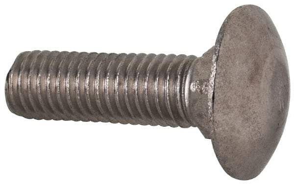 Value Collection - M10x1.5 35mm Length Under Head, Standard Square Neck, Carriage Bolt - Austenitic Grade A2 Stainless Steel, - Benchmark Tooling