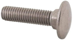 Value Collection - M10x1.5 40mm Length Under Head, Standard Square Neck, Carriage Bolt - Austenitic Grade A2 Stainless Steel, - Benchmark Tooling