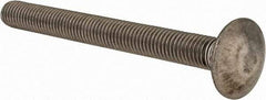 Value Collection - M10x1.5 100mm Length Under Head, Standard Square Neck, Carriage Bolt - Austenitic Grade A2 Stainless Steel, - Benchmark Tooling