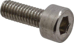 Value Collection - M3x0.50 Metric Coarse Hex Socket Drive, Socket Cap Screw - Grade 316 & Austenitic A4 Stainless Steel, Uncoated, Fully Threaded, 8mm Length Under Head - Benchmark Tooling