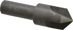 Keo - 3/4" Head Diam, 1/2" Shank Diam, 3 Flute 100° High Speed Steel Countersink - Benchmark Tooling