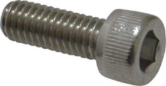 Value Collection - M6x1.00 Metric Coarse Hex Socket Drive, Socket Cap Screw - Grade 316 & Austenitic A4 Stainless Steel, Uncoated, Fully Threaded, 16mm Length Under Head - Benchmark Tooling