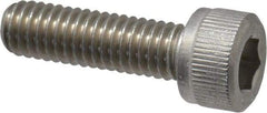 Value Collection - M6x1.00 Metric Coarse Hex Socket Drive, Socket Cap Screw - Grade 316 & Austenitic A4 Stainless Steel, Uncoated, Partially Threaded, 110mm Length Under Head - Benchmark Tooling