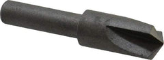 Keo - 3/8" Head Diam, 1/4" Shank Diam, 3 Flute 120° High Speed Steel Countersink - Bright Finish, 1-3/4" OAL, Single End, Straight Shank, Right Hand Cut - Benchmark Tooling