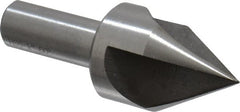 Interstate - 1" Head Diam, 1/2" Shank Diam, 3 Flute 60° High Speed Steel Countersink - Benchmark Tooling