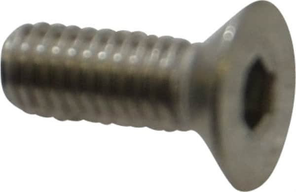 Value Collection - M3x0.50 Metric Coarse Hex Socket Drive, 90° Flat Screw - Grade 316 & Austenitic A4 Stainless Steel, Fully Threaded, 8mm OAL - Benchmark Tooling