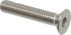 Value Collection - M3x0.50 Metric Coarse Hex Socket Drive, 90° Flat Screw - Grade 316 & Austenitic A4 Stainless Steel, Partially Threaded, 16mm OAL - Benchmark Tooling