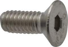 Value Collection - M4x0.70 Metric Coarse Hex Socket Drive, 90° Flat Screw - Grade 316 & Austenitic A4 Stainless Steel, Fully Threaded, 10mm OAL - Benchmark Tooling