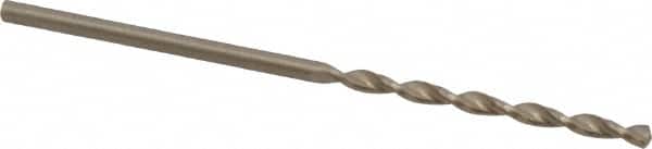 Cleveland - #49 135° Cobalt Jobber Drill - Oxide/Gold Finish, Right Hand Cut, Parabolic Flute, Straight Shank, 2" OAL, Split Point - Benchmark Tooling