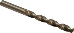 Cleveland - 11mm 135° Cobalt Jobber Drill - Oxide/Gold Finish, Right Hand Cut, Parabolic Flute, Straight Shank, 5.591" OAL, Split Point - Benchmark Tooling