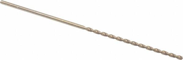Cleveland - #39, 135° Point, Parabolic Flute, Cobalt Taper Length Drill Bit - Oxide/Gold Finish, 2-1/2" Flute Length, 4-5/8" OAL, Series 2575 - Benchmark Tooling