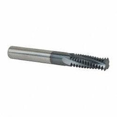 Scientific Cutting Tools - M20x2.50 Metric Coarse, 0.47" Cutting Diam, 4 Flute, Solid Carbide Helical Flute Thread Mill - Internal Thread, 1.318" LOC, 3.93" OAL - Benchmark Tooling