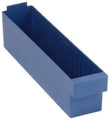 Quantum Storage - 17-5/8" Deep, Red High-Impact Polystyrene Drawer Bin - 4-5/8" High x 3-3/4" Wide x 17-5/8" Long - Benchmark Tooling