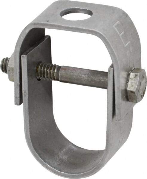Empire - 3/4" Pipe, 3/8" Rod, Carbon Steel Adjustable Clevis Hanger - Black - Benchmark Tooling