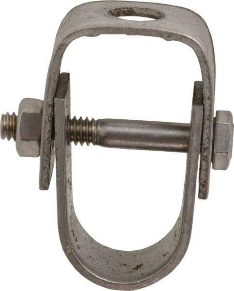 Empire - 1/2" Pipe, 3/8" Rod, Grade 304 Stainless Steel Adjustable Clevis Hanger - Benchmark Tooling