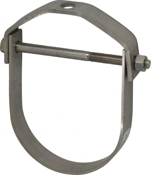 Empire - 5" Pipe, 5/8" Rod, Grade 304 Stainless Steel Adjustable Clevis Hanger - Benchmark Tooling