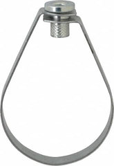 Empire - 3" Pipe, 1/2" Rod, Carbon Steel Emlok Swivel Ring Hanger - Pre-Galvanized, 600 Lb Capacity - Benchmark Tooling