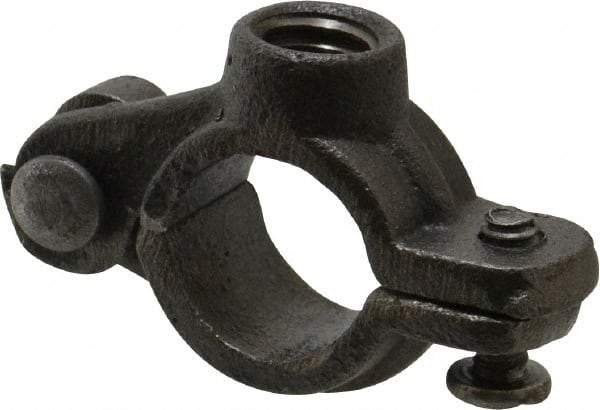 Empire - 3/8" Pipe, 3/8" Rod, Malleable Iron Split Ring Hanger - Black, 180 Lb Capacity - Benchmark Tooling