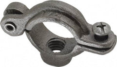 Empire - 1/2" Pipe, 3/8" Rod, Malleable Iron Split Ring Hanger - Black, 180 Lb Capacity - Benchmark Tooling