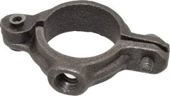 Empire - 3/4" Pipe, 3/8" Rod, Malleable Iron Split Ring Hanger - Black, 180 Lb Capacity - Benchmark Tooling