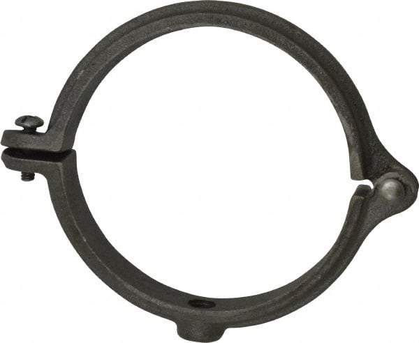 Empire - 4" Pipe, 1/2" Rod, Malleable Iron Split Ring Hanger - Black - Benchmark Tooling