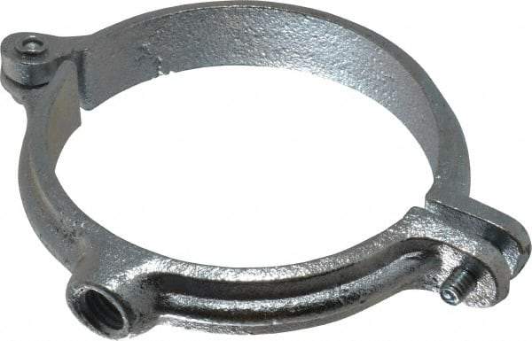 Empire - 3" Pipe, 1/2" Rod, Malleable Iron Split Ring Hanger - Electro Galvanized, 300 Lb Capacity - Benchmark Tooling