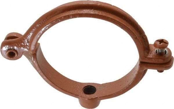 Empire - 3" Pipe, 1/2" Rod, Malleable Iron Split Ring Hanger - Epoxy Coated - Benchmark Tooling