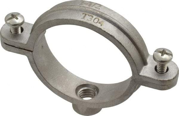 Empire - 1-1/2" Pipe, 3/8" Rod, Grade 304 Stainless Steel Split Ring Hanger - Benchmark Tooling